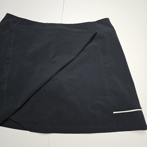 Oakley Womens XL Black Balata Golf Skort Skirt Lined Stretch Pull On Tennis - Picture 5 of 15